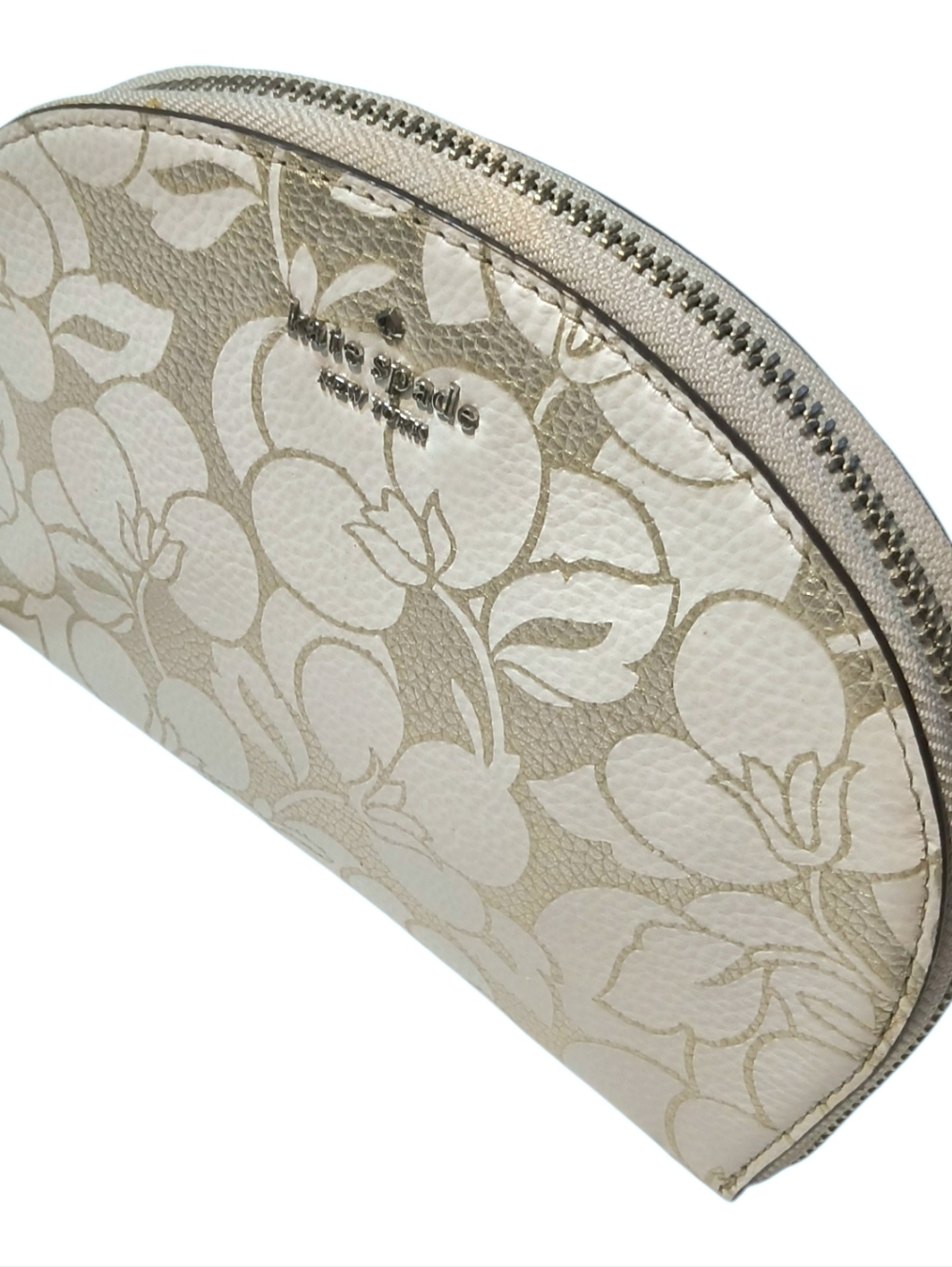 Kate Spade Larchmont Avenue Breezy Floral Half Moon Wristlet - Picture 2 of 7